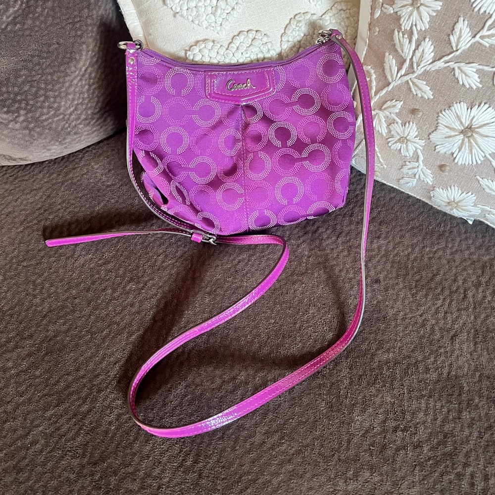 Coach Op art small crossbody